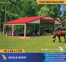 Horse Barn Portable Buildings Building Eagle Carports