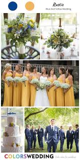 Try to find how you can use this summer wedding color palette into your summer celebration. Colors Wedding Top 8 Blue And Yellow Wedding Color Ideas