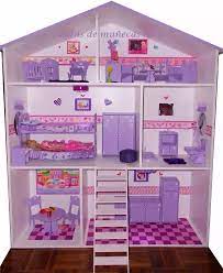 Casas De Muneca Para Barbie En Mdf Bs 50 000 00 Doll House Plans Barbie Dream House Barbie House