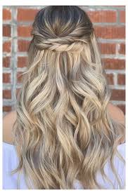 Flat twists are a great way to add a romantic touch to your look, and pairing them with a veil knocks things out of the park. Half Up Half Down Bridesmaid Hair Halfuphalfdownbridesmaidhair Bridesmaid Hair Long Wedding Hairstyles For Long Hair Half Up Hair