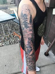 Sleeve Tattoo Forest Sleeve Tattoos Full Sleeve Tattoos Tattoos