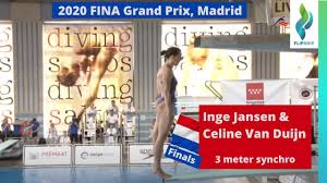 Inge jansen is a dutch diver. 2020 Inge Jansen Celine Van Duijn The Netherlands 3 Meter Synchro Diving Grand Prix Madrid Youtube