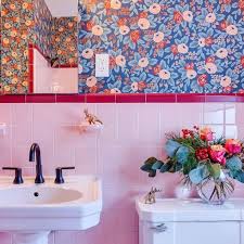To elevate the sumptuous art deco theme, use border tiles that are geometric in shape. Please Don T Remodel Your Vintage Art Deco Bathroom Oblique New York