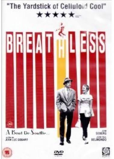 Amazon.com: Breathless (Import, All Regions) : Jean-Luc Godard, Jean-Paul  Belmondo, Jean Seberg: Movies & TV