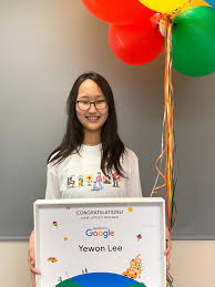 As the us 2020 doodle for google contest national winner, sharon has won a $30,000 college scholarship and a $50,000 technology package for her elementary school. New Jersey Middle Schooler Is A Finalist In Doodle For Google Design Competition