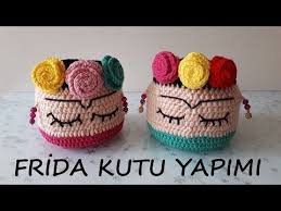 Tig Isi Frida Kutu Yapimi Youtube Tig Isleri Kutular Orgu