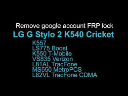 Unlocking the network on your lg phone is legal and easy to do. Bypass Google Account Lg G Stylo 2 K540 Cricket K570 K550 T Mobile Ms550 Google Account Accounting Custom Pc