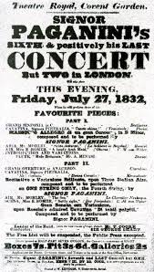 Express 7.71 as a mixed number. Paganini Poster For London Concert 27 7 1832 At The Theatre Royal Covent Garden Drawing By English School