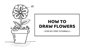 Draw it with a smooth curve and make it slightly wider towards the bottom than the top. How To Draw Flowers Easy Ways To Draw Simple Flowers Craftsonfire