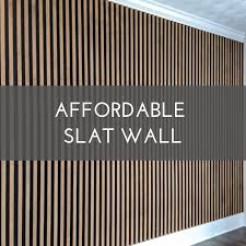 Affordable Slat Wall Modern Wall Paneling Wood Slat Wall Slat Wall