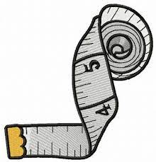 Measuring Tape Embroidery Design Sewing Embroidery Designs Machine Embroidery Machine Embroidery Designs