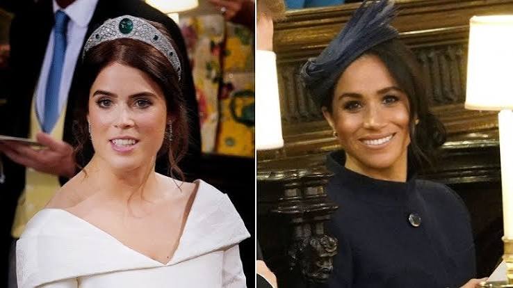 Meghan Markle on a call