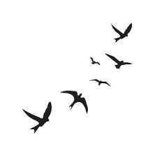 Why Do Birds Fly South For The Winter Riddle Baby Steps Tattoo Semi Permanent Tattoos By Inkbox In 2020 Bird Silhouette Tattoos Bird Tattoos Arm Small Bird Tattoos