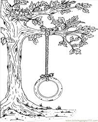 Looking for more cool ideas tire coloring pages page ultra. Tire Swing Coloring Page For Kids Free Seasons Printable Coloring Pages Online For Kids Coloringpages101 Com Coloring Pages For Kids