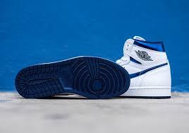 Nike Air Jordan 1 Retro High Og Metallic Navy Air Jordan 1 Retro High Og In White Metallic Navy Air Jordans Jordan 1 Retro High Jordan 1