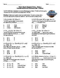 Doesn't matter, because nba is very popular game all over the world. Ncaa March Madness 2017 Trivia Puzzle Transformations As Functions Updated