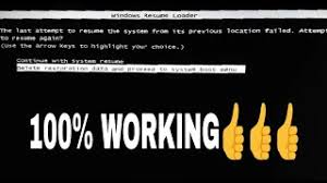 Windows resume loader the last attempt to resume the system from its previous location failed. Windows Resume Loader Keyboard Not Working Windows 7 Fix This Issue In 30 Seconds
