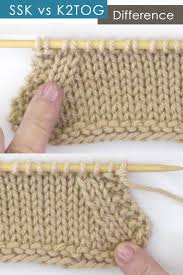 Knitting basics knitting help knitting stiches easy knitting projects knitting charts loom knitting knitting patterns knitting abbreviations knitting needles. How To Decrease In Knitting With Ssk And K2tog Studio Knit