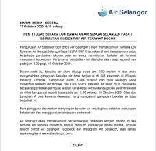 What can you do as a business owner to. Updated Air Selangor Announces Water Disruption From 9 00pm Tonight Due To Burst Pipe