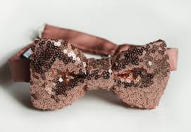 So please note that color. Rose Gold Sequin Bow Tie Glitter Copper Vividclothingtoronto