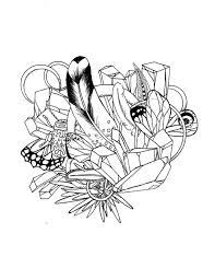 What sets adult coloring pages apart are the intricate details. Art Coloring Pages For Adults Crystals And Trinkets Printable Etsy Coloring Home