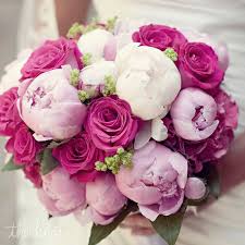 Pink Peony And Rose Bouquet Bridal Bouquet Peonies Bridal Bouquet Pink Flower Bouquet Wedding