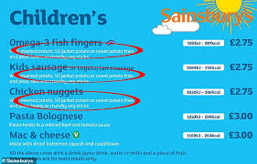 Shoppers Fury As Sainsburys Removes Chips From Kids Menus