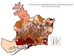 Condiciones de vida el mapa de la renta por persona en barcelona, calle a calle los vecinos del barrio más rico de catalunya ingresan siete veces más de media que sus compatriotas más empobrecidos La Poblacion Extranjera En Barcelona Mapa Estadisticas Nacionalidades
