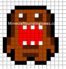 Minecraft Pixel Art Templates Domo Pixel Art Grid Minecraft Pixel Art Pixel Art Templates