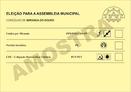 Boletim de voto dos emigrantes tem erro. Autarquicas 2017 Boletins De Voto