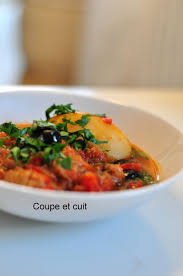 Estocaficada A La Nicoise Ou Estocafic Ou Stockfish Coupe Et Cuit Recettes De Cuisine Plat Poisson Plat