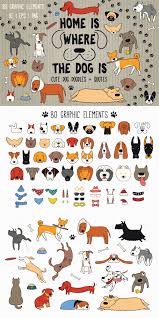 Black And White St Bernard Clipart Cute Dog Doodles Vector Graphics In 2020 Doodles Dog Illustration Cute Dogs