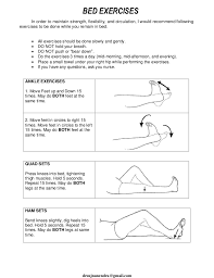 Bed Exercises English