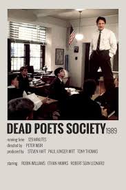Dead Poets Society Alternative Movie Poster In 2020 Movie Poster Wall Film Posters Minimalist Alternative Movie Posters