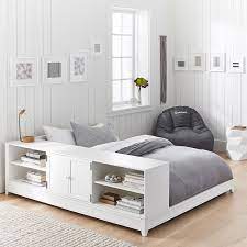 Simply put, a platform bed is a bed with a frame made of various materials that support any type of mattress without the aid of a box spring. Pin On Furniture Faves