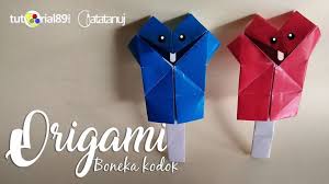 Cara Membuat Boneka Kodok Bisa Berbicara Dengan Kertas Origami Tutorial89 Yuk Bikin Boneka Kodok Yang Bisa Berbicara Dengan Menggerkan Boneka Origami Mainan