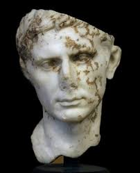 Augustus of Prima Porta as photographed by Iwona Wawrzyniak. The shadows  help create a sublime and powerful aesthetic, befitting Rome's first  emperor.