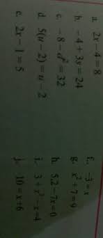 Contoh dari sistem persamaan linear dua variabel adalah: Manakah Di Bawah Ini Yang Merupakan Persamaan Linear Satu Variabel Kemudian Sebutkan Variabel Dan Brainly Co Id