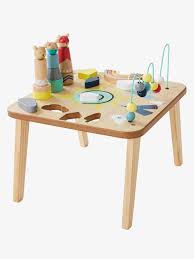 Table D Activites Petits Sioux Bleu Vertbaudet Table D Activite Jouet Jouet Bebe