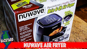 Bake, grill, toast and fry your favorite foods up to 30% faster with rapid air technology, and adjust the temperature from 175°f to 400°f to prepare nearly any meal. Nuwave 6 Qt Air Fryer Video Unboxing And Information Youtube