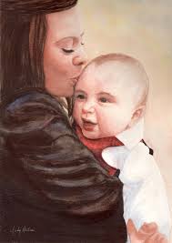 my last two watercolor paintings of Mother Theresa of Calcutta. I also do  children.