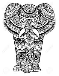 Ce coloriage a été consulté de nombreuses fois par les utilisateurs. Tete Stylee D Un Elephant Portrait Ornemental D Un Elephant Dessin Noir Et Blanc Indien Mandala Clip Art Libres De Droits Vecteurs Et Illustration Image 82355833