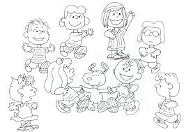 You can use our amazing online tool to color and edit the following free peanuts coloring pages. Free Charlie Brown Snoopy And Peanuts Coloring Pages Charlie Brown Whole Peanuts Gang Free Coloring Page