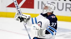 Adam lowry andrew copp anton forsberg blake wheeler connor hellebuyck david gustafsson derek forbort dylan demelo jansen harkins josh morrissey kristian vesalainen kyle connor. Adam Lowry Thinks Connor Hellebuyck Is Worthy Of Hart Trophy Consideration Tsn Ca