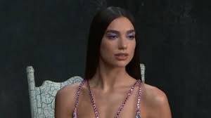 In 2015, she was signed with warner music group and released her first single soon after. Dua Lipa Backstage At 2021 Grammy Awards Show Youtube