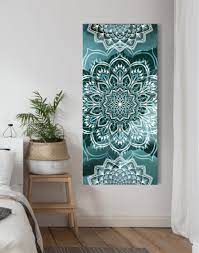 Home Wall Art Boho Mandala Art Wood Frame Ready To Hang In 2021 Mandala Wall Art Home Wall Art Mandala Art