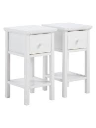John Lewis Partners Wilton Bedside Tables Set Of 2 Grey Bedside Table White Bedside Table Bedside Table Set