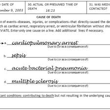 When someone dies, you need to make big decisions quickly. Sample Death Certificate A Hypothetical Death Certificate For A Download Scientific Diagram