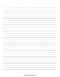 Different spaced lines for different ages; Lined Handwriting Paper Printable Pdf Madison S Paper Templates