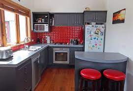 Gray kitchen cabinets & trends. Resene Island Spice On Kitchen Walls Small Kitchen Decor Kitchen Remodel Small Grey Kitchen Walls